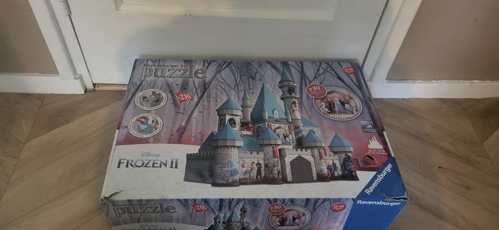 Ravensburger frozen ll 3d puzzle compleet, Ophalen of Verzenden, Zo goed als nieuw