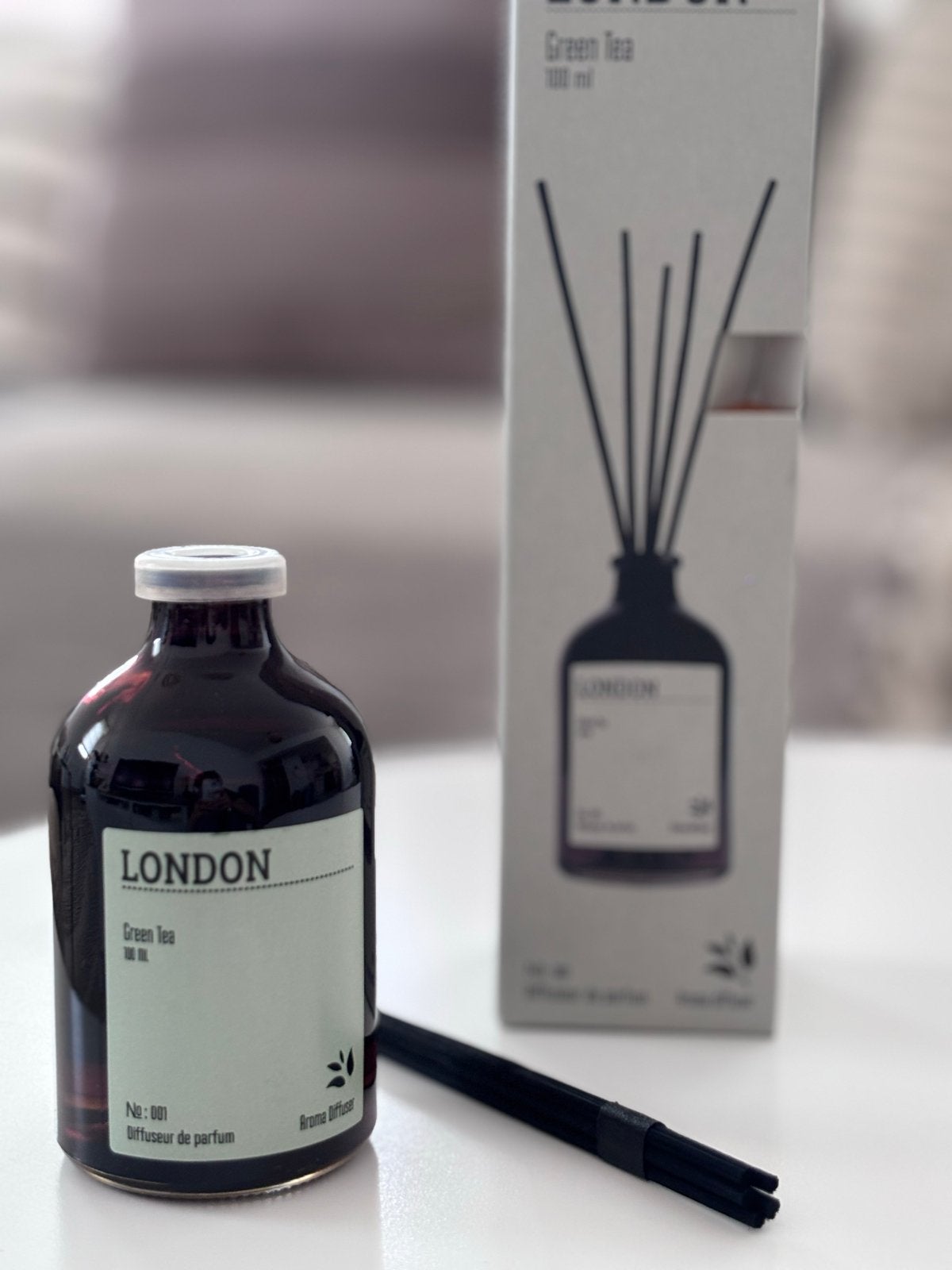 London Green Tea Aroma Diffuser 100 ml, Meerkleurig, Nieuw, Ophalen of Verzenden, Modern