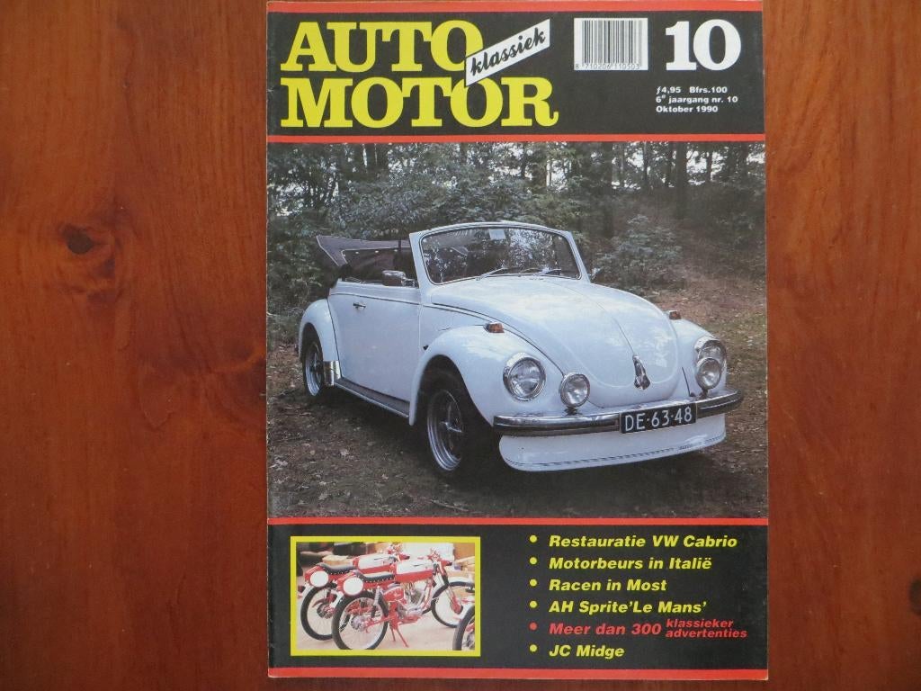 Auto Motor Klassiek 10 1990 Volkswagen Kever Cabrio, Ophalen of Verzenden, Nieuw, Volkswagen