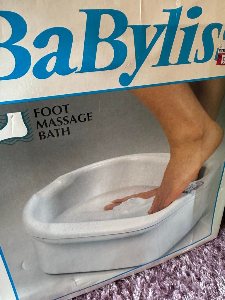 Babyliss Voetmassagebad - Nauwelijks gebruikt, Ophalen of Verzenden, Zo goed als nieuw, Hand- en Voetverzorging