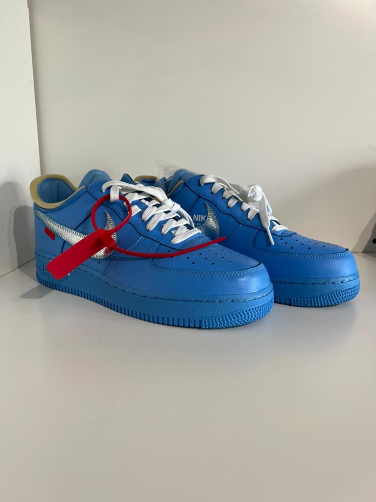 Nike Air Force 1 X Off-White MCA University Blue, Blauw, ., Nieuw, Ophalen of Verzenden