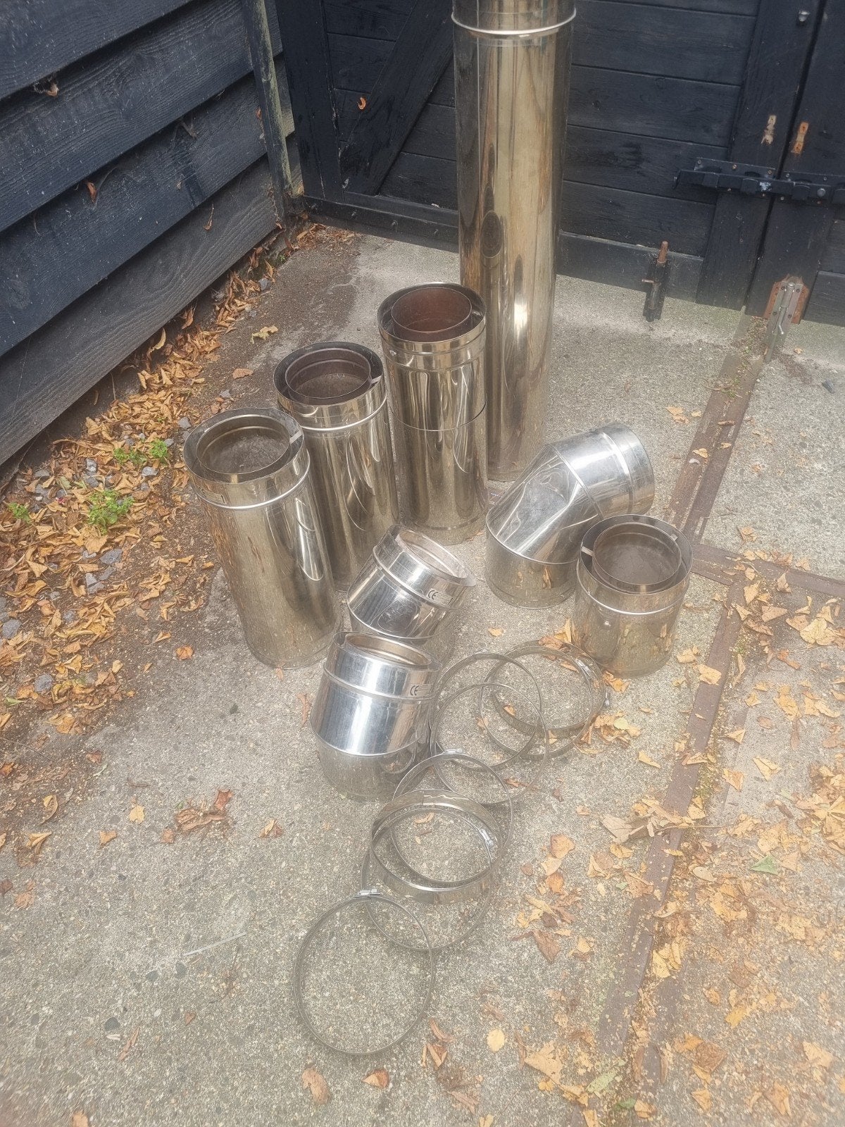 Thermovent DWL dubbelwandige kachelpijp, Ophalen, Gebruikt, Inbouwhaard, Overige soorten