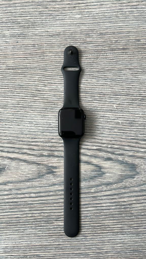 Apple watch SE, Zwart, IOS, Ophalen of Verzenden, Zo goed als nieuw