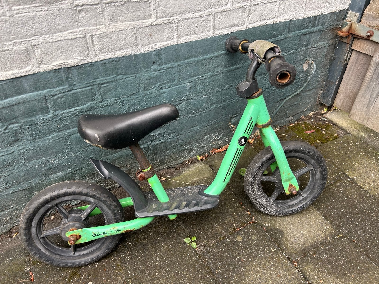 Gebruikte Bandits & Angels loopfiets - Groen, Ophalen, Gebruikt, Minder dan 16 inch
