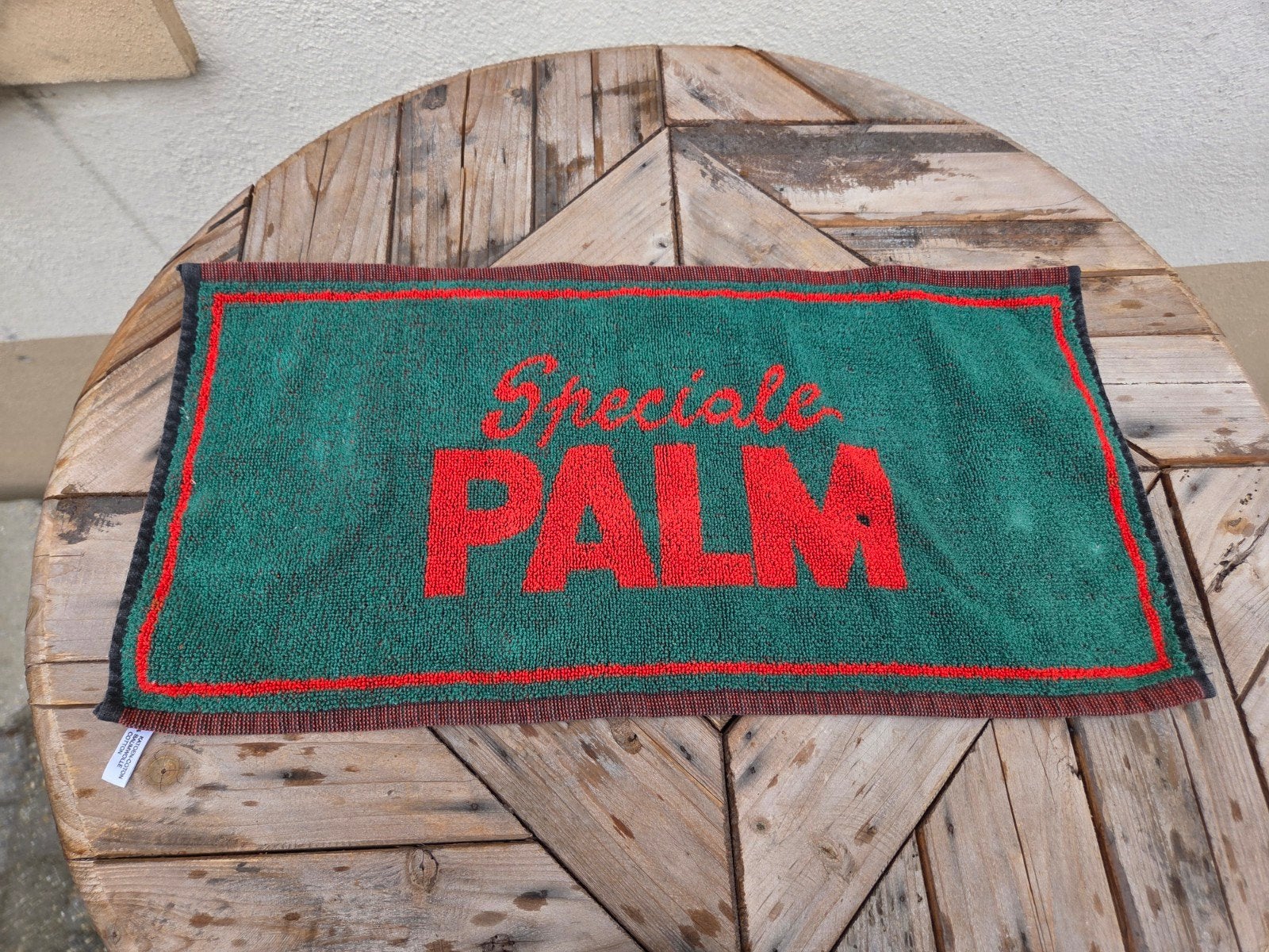Palm Bier Kleine Handdoek, Ophalen of Verzenden, Gebruikt, Reclamebord, Plaat of Schild, Palm
