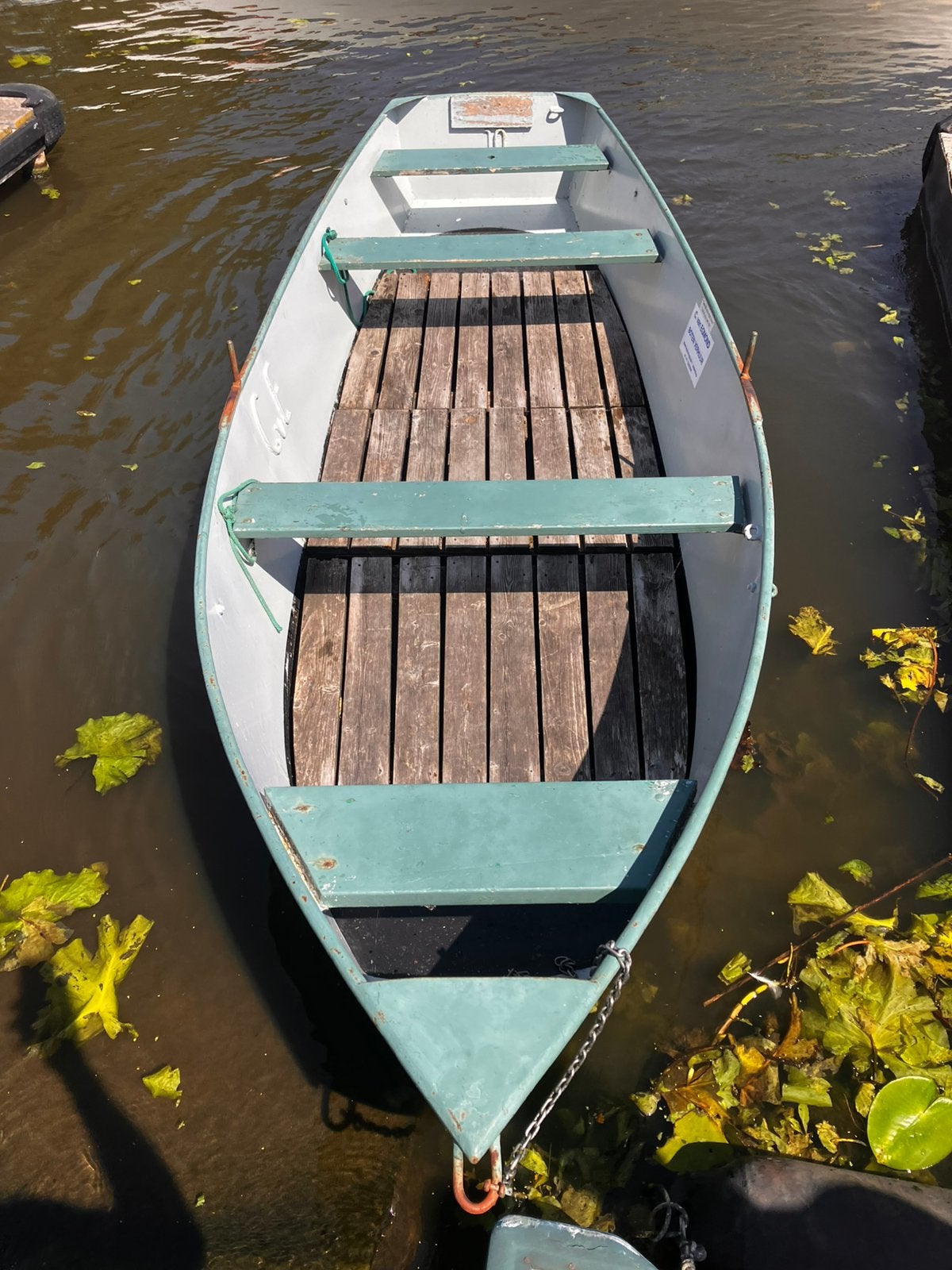 Stalen roeiboot, Ophalen, Gebruikt, Overige typen, Motorboot