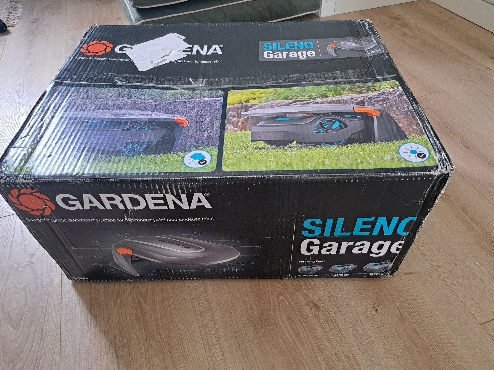 Nieuwe Gardena Garage Sileno Minimo / City / Life, Tuin en Terras, Robotmaaiers, Ophalen of Verzenden, Nieuw, Minder dan 20 cm