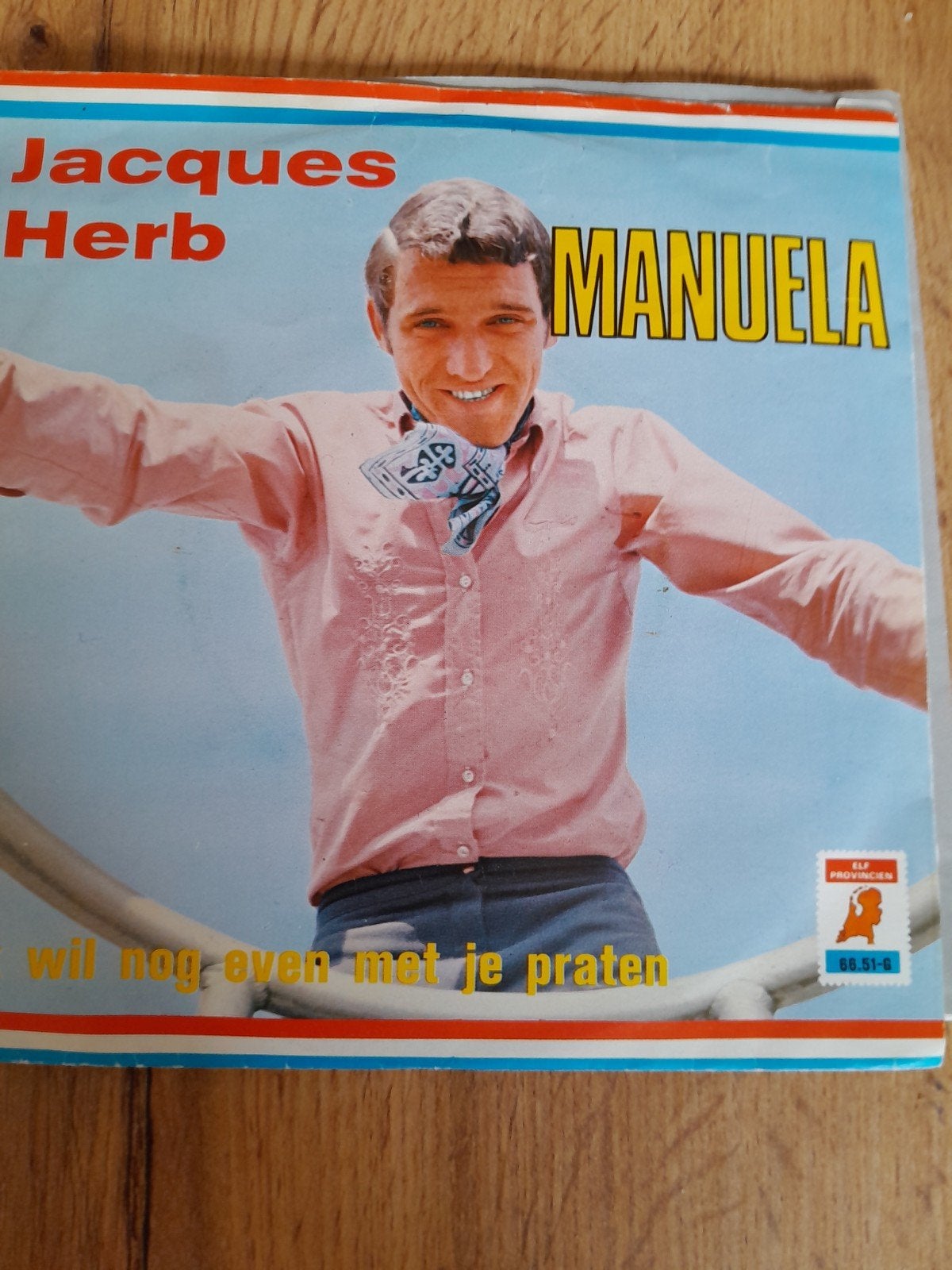 Jacques herb 7inch manuela, Cd's en Dvd's, Ophalen of Verzenden, Zo goed als nieuw, Nederlandstalig