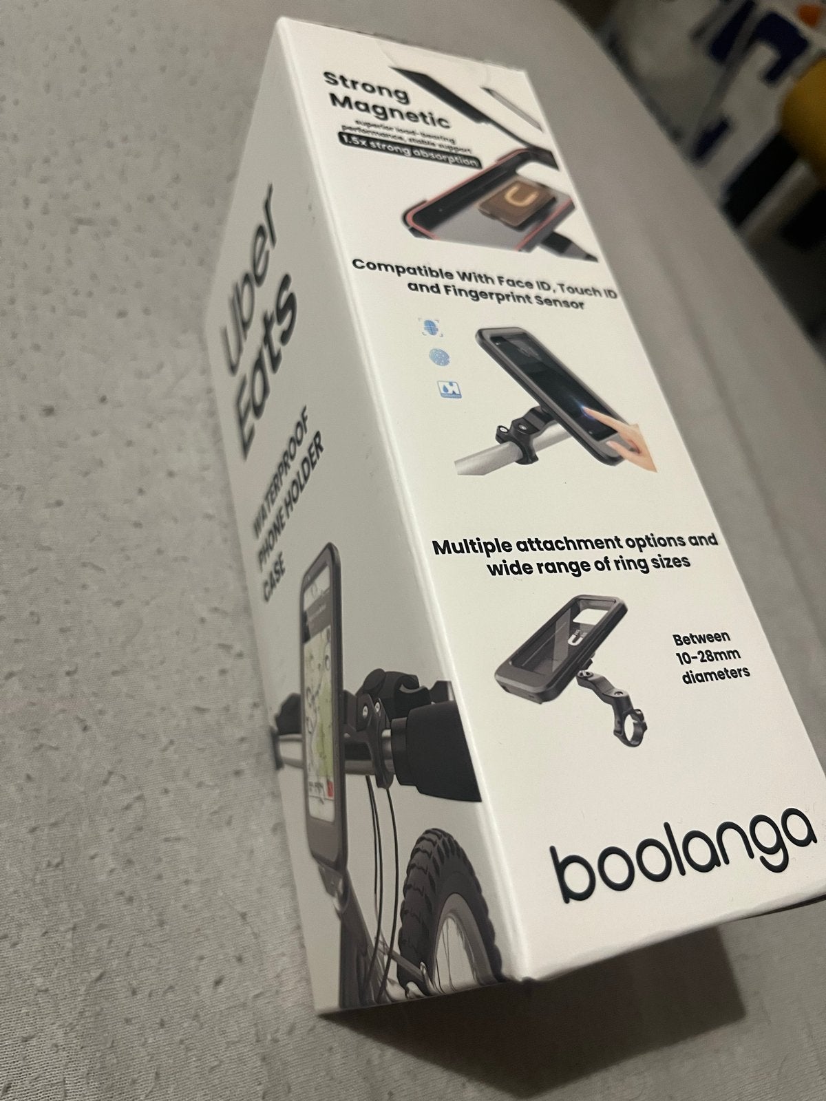 Uber Eats Waterdichte Telefoonhouder voor Fiets/Motor, Ophalen, Nieuw, Fiets