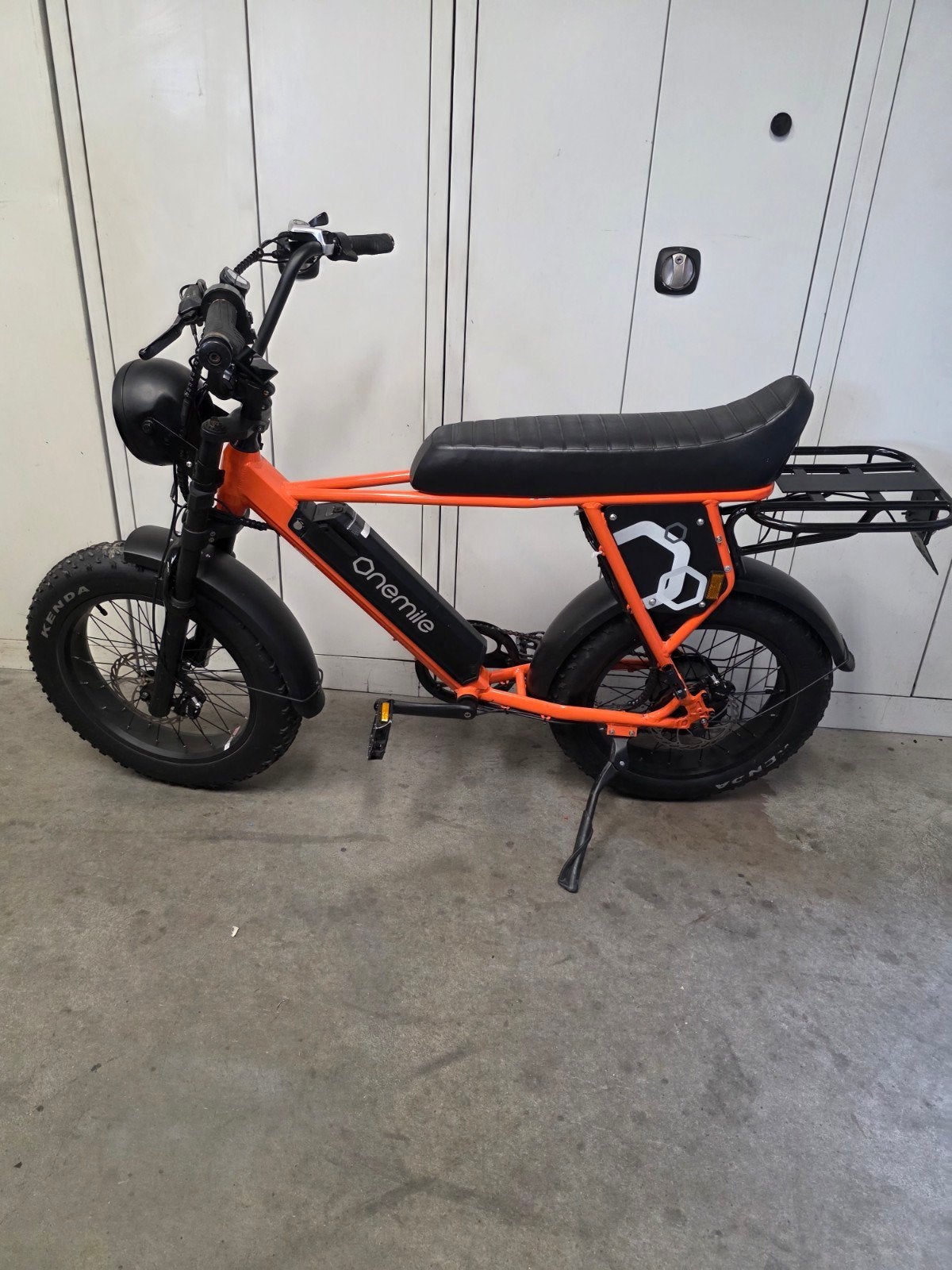 Onemile E-bike - Oranje Fatbike met 1082 km, Ophalen of Verzenden