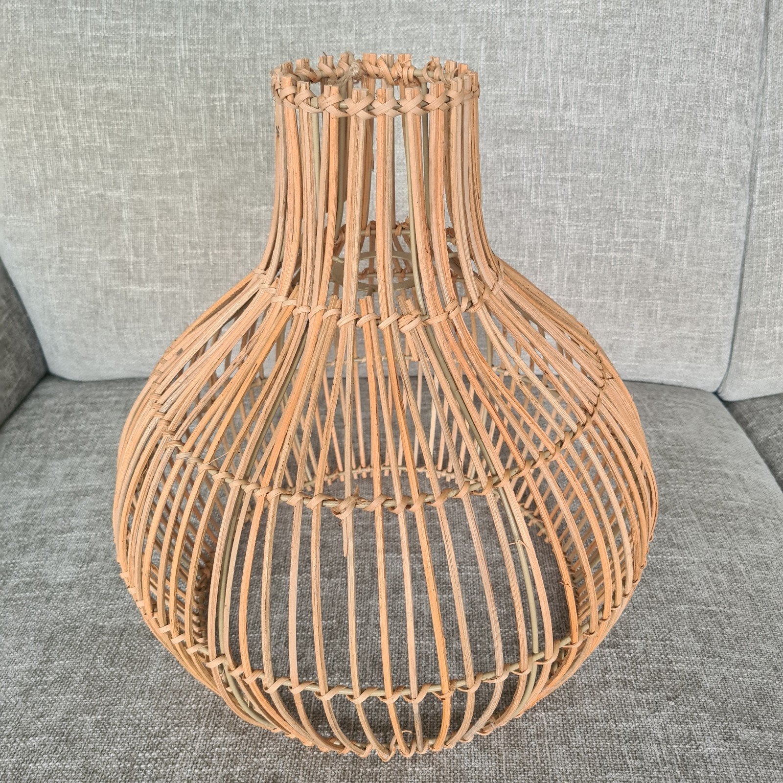 Rotan lampenkap Sostrene Grene - Ø 35 x H 37 cm, Ophalen, Rond, Nieuw, Overige typen
