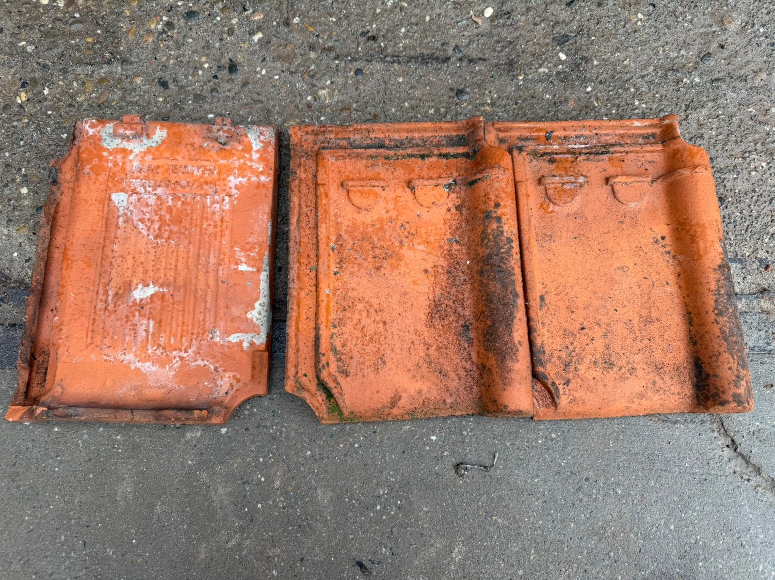 1630 dakpan + 70 knikpan tuile du nord teeuwen rood, Ophalen, Overige materialen, Gebruikt, Tegelen