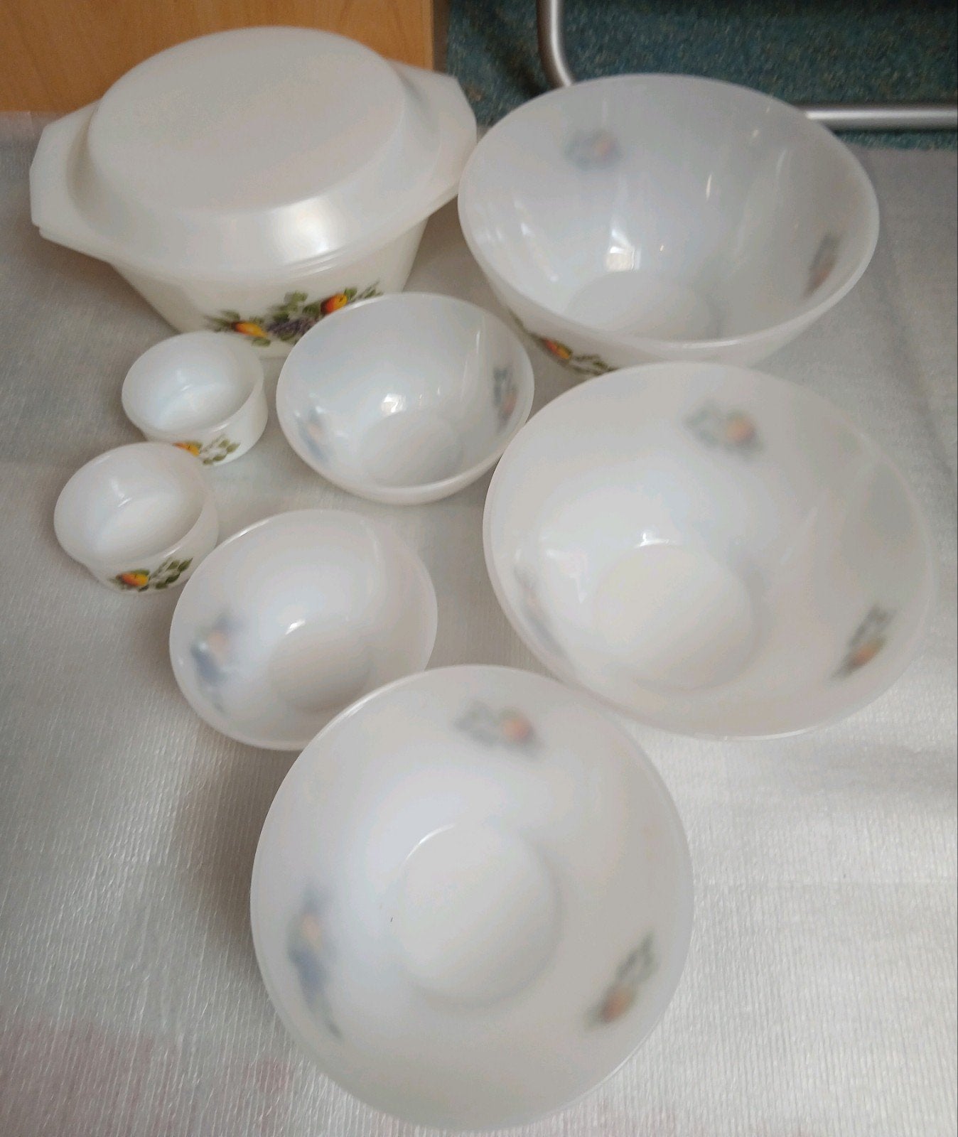 Arcopal set zgan, Ophalen