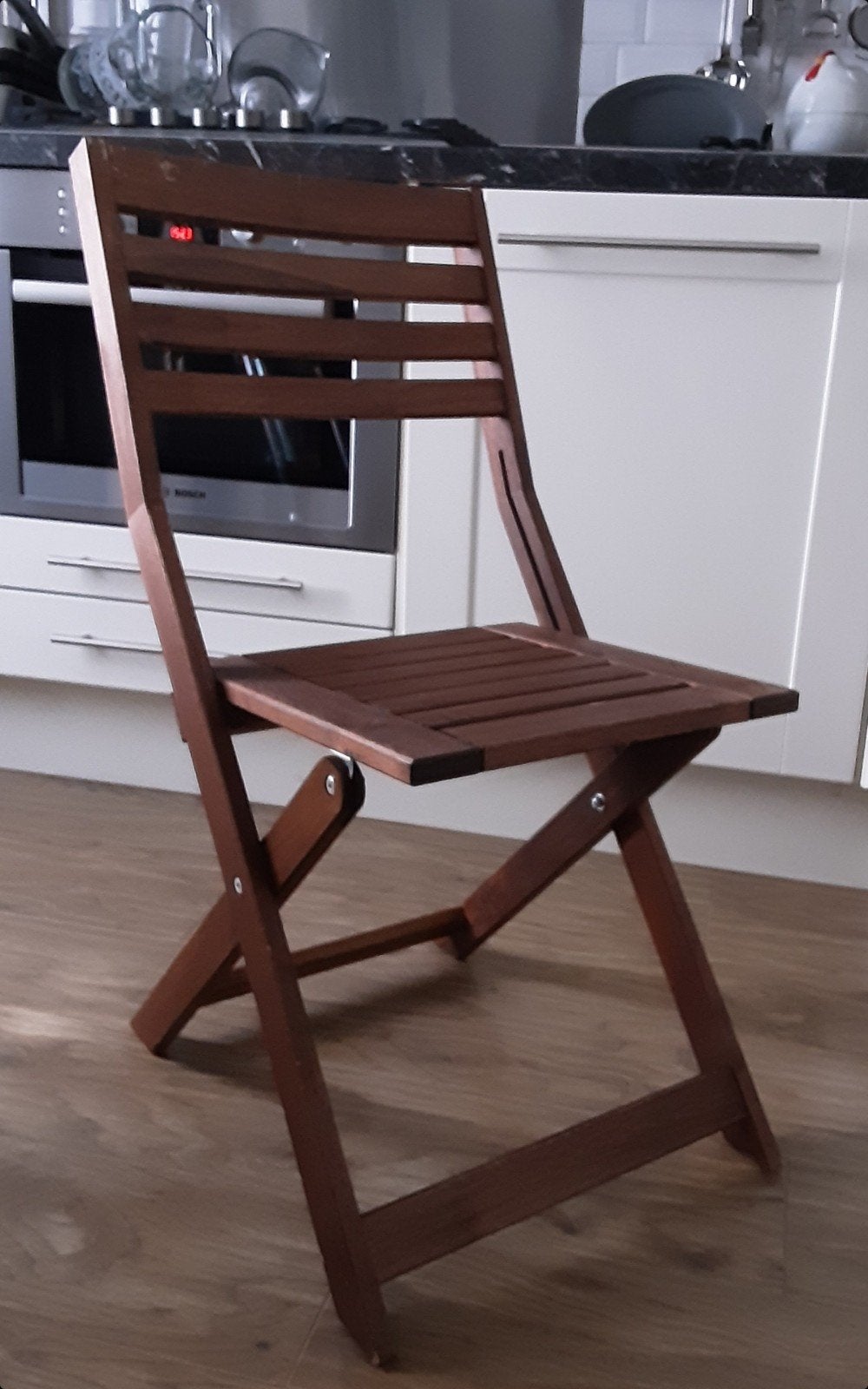 Ikea Applaro tuinstoel Klapstoel bistrostoel, Ophalen, Zo goed als nieuw, Teakhout