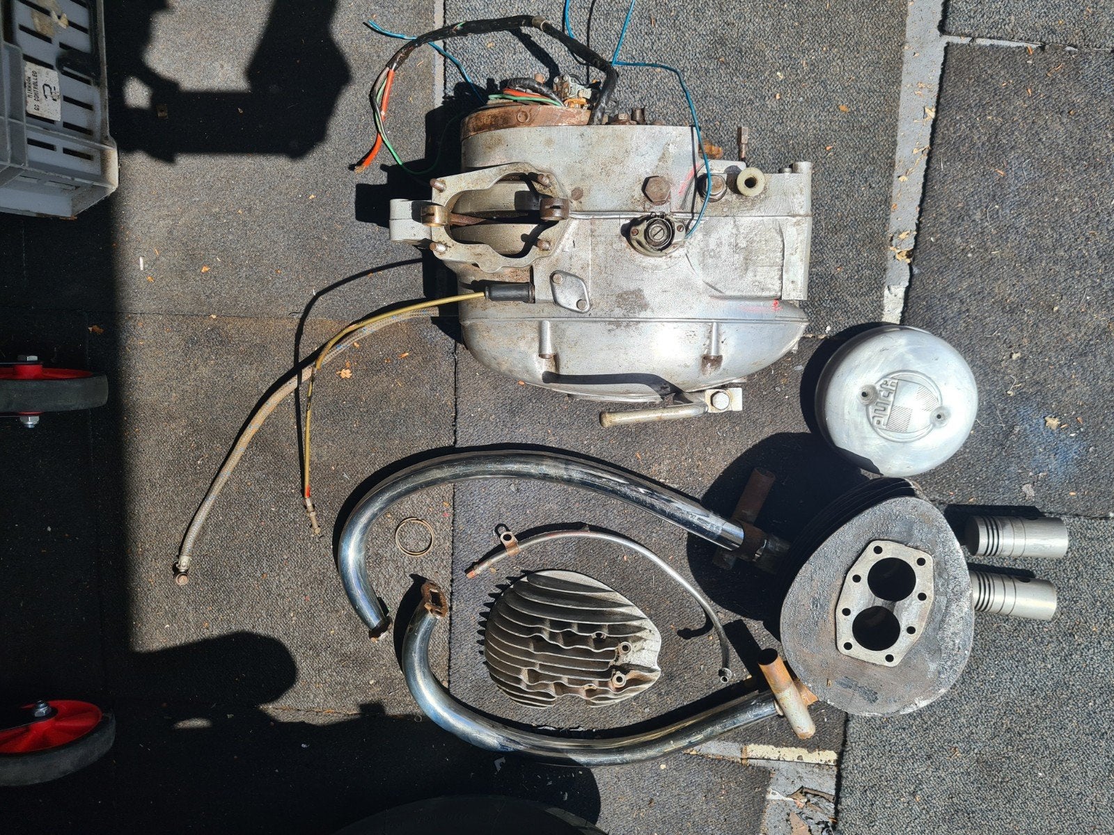 Puch dubbelzuigerblok, Motoren, Onderdelen | Oldtimers, Ophalen