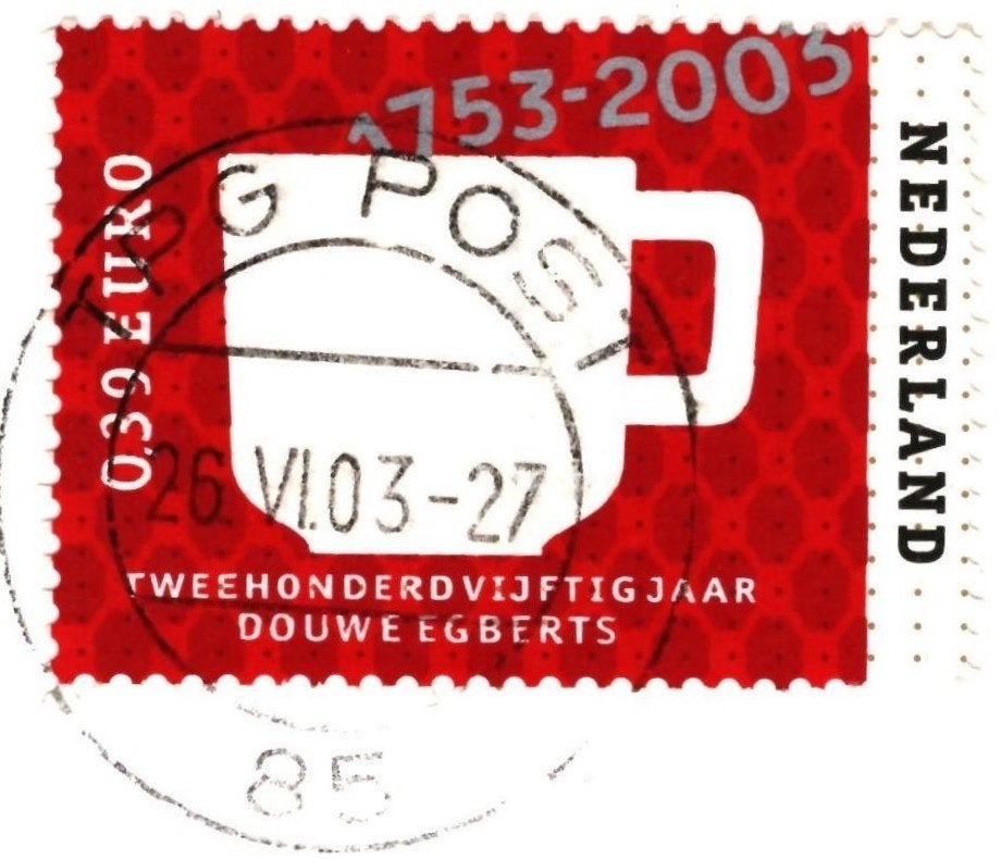 988492 Sloten 80+ Friesland _ met mooie zegel Douwe Egberts, Ophalen of Verzenden, 1980 tot heden, Gelopen, Friesland