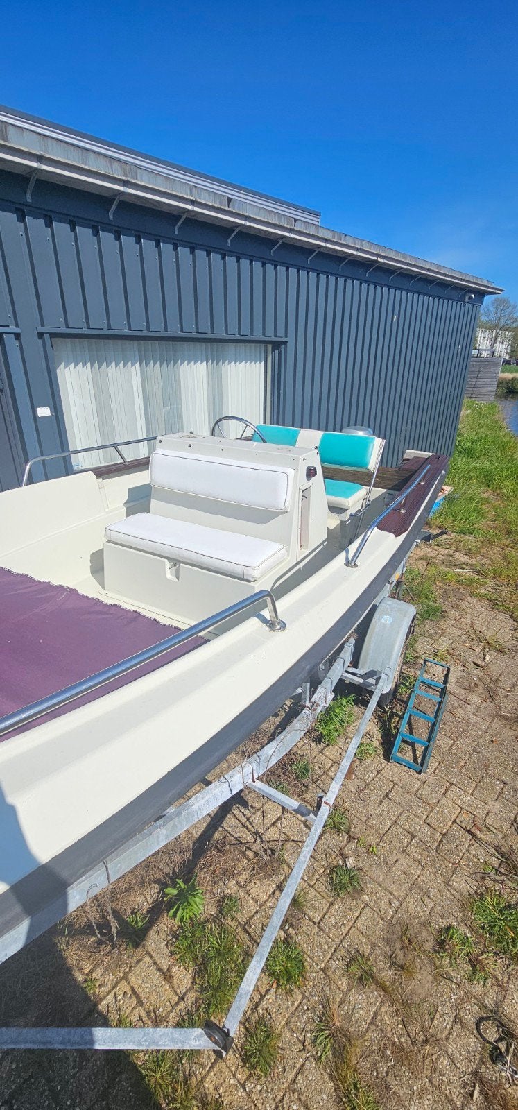 Elan 495 met trailer 30pk honda (geen vaarbewijs nodig), Ophalen of Verzenden, Gebruikt, Polyester