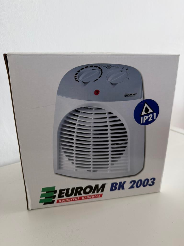 Eurom BK203 badkamerkachel, Huis en Inrichting, Kachels, Overige soorten, Elektrisch, Ophalen of Verzenden, Zo goed als nieuw