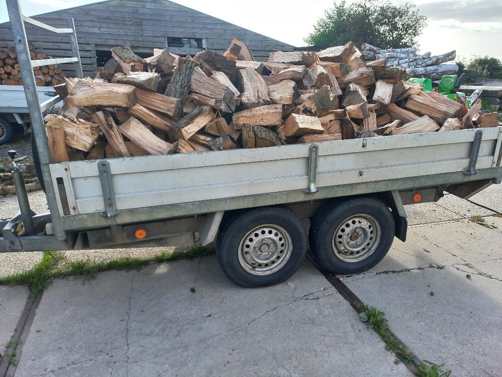 Haardhout, Tuin en Terras, 3 tot 6 m³, Ophalen of Verzenden, Essenhout, Blokken