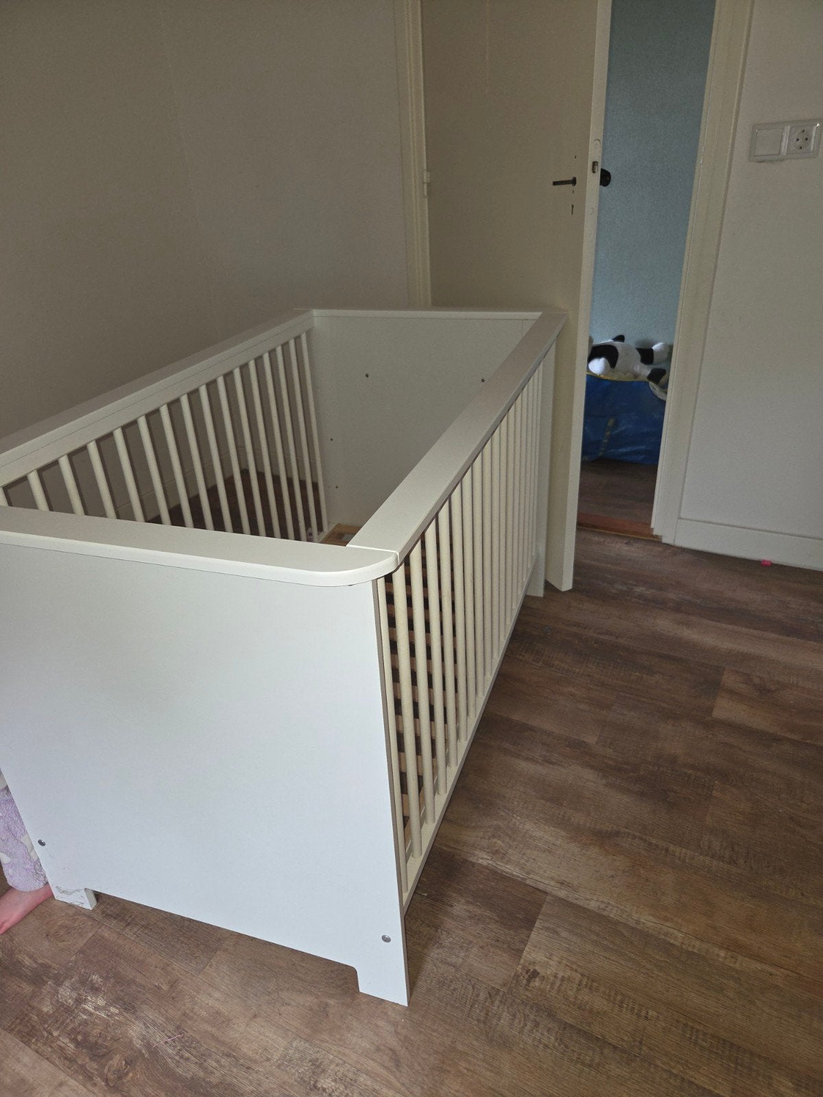 Wit ledikant voor baby of peuter, Ophalen, Gebruikt, Ledikant