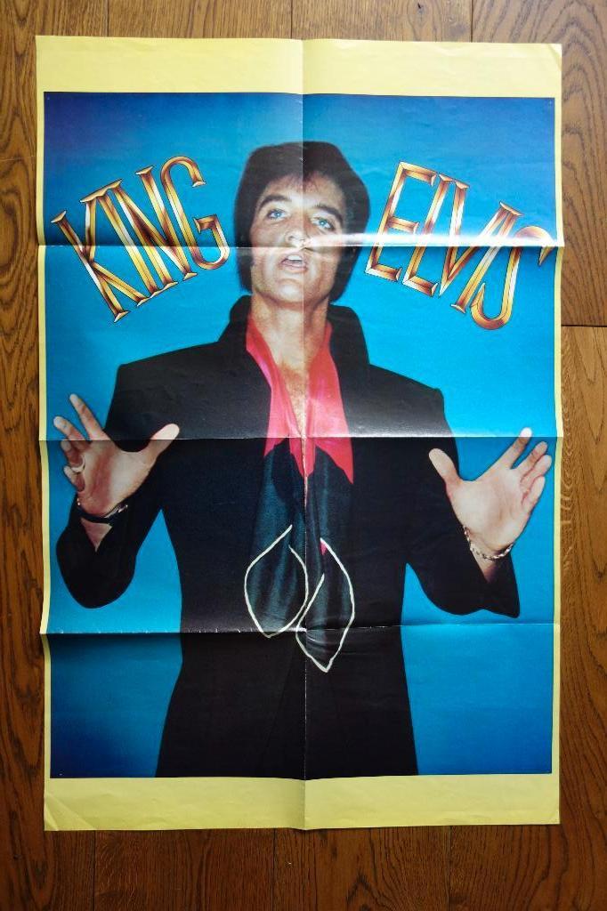 Poster Elvis Presley weekblad, Verzamelen, Muziek, Artiesten en Beroemdheden, Ophalen of Verzenden, Zo goed als nieuw, Poster, Artwork of Schilderij