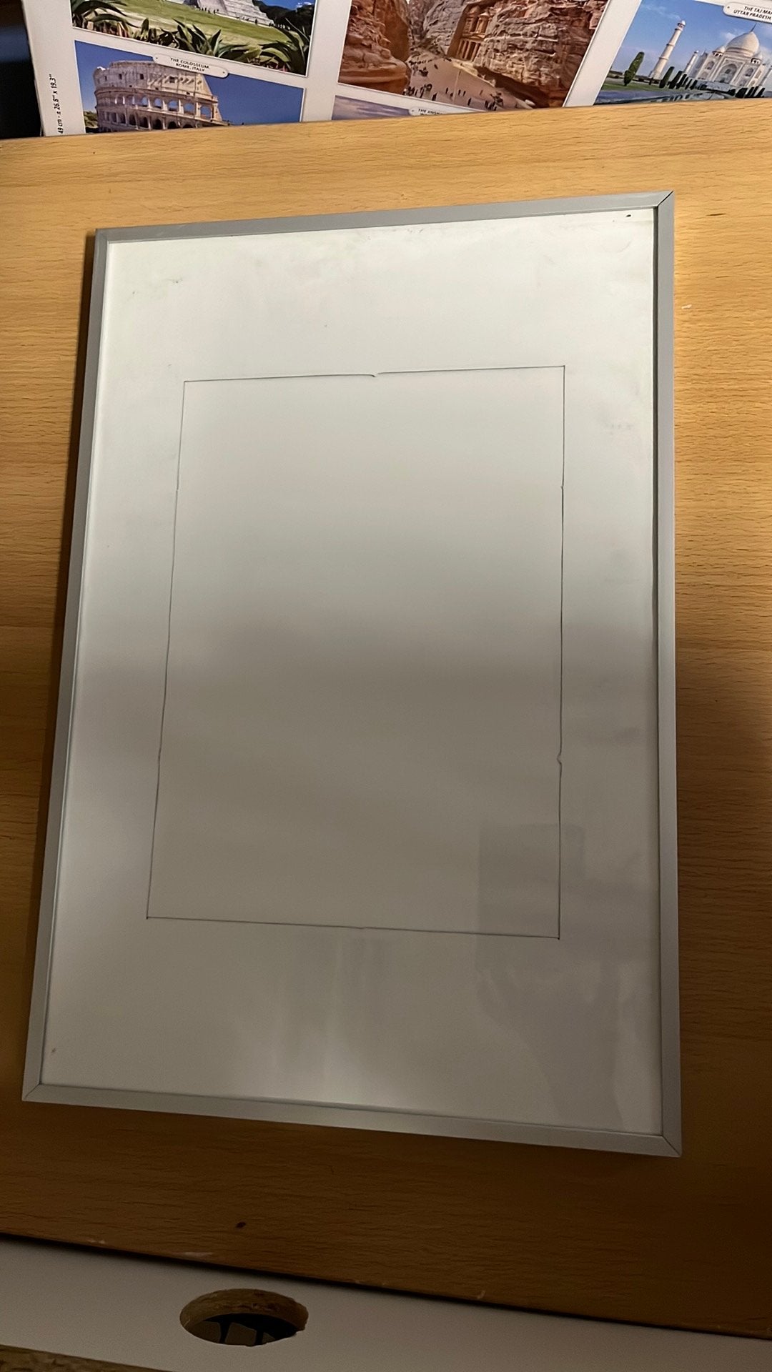 Aluminium lijst circa 31-46 cm, Ophalen, Gebruikt
