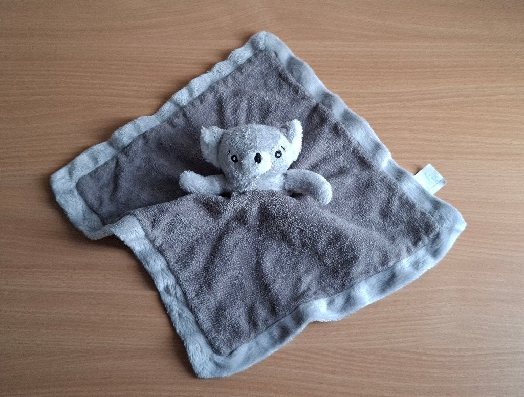 Knuffeldoekje, Knuffel van Natalis, Grijze Koala Zachte Neus, Grijs, Ophalen of Verzenden, Zo goed als nieuw, Wasbaar