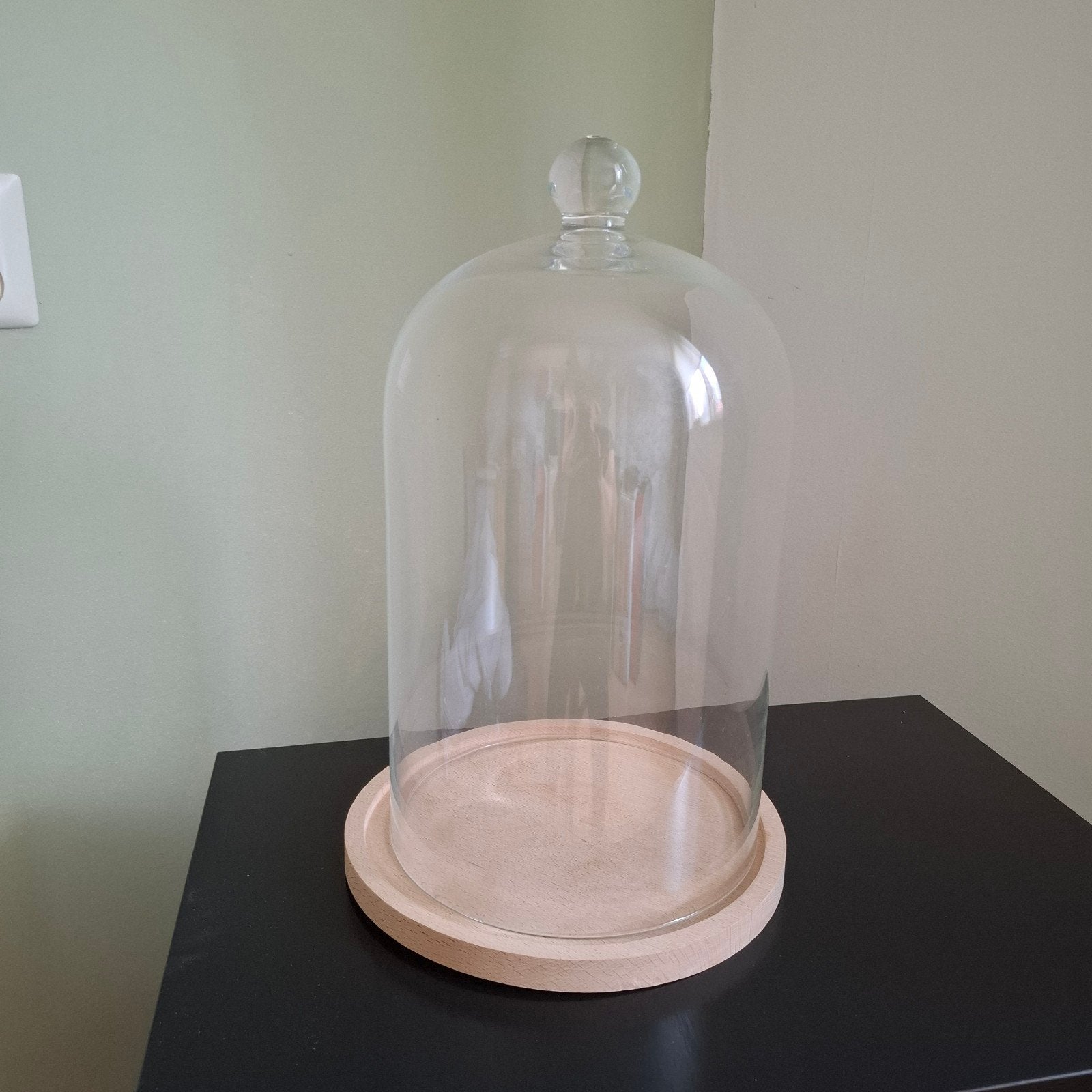 Glazen stolp, Ophalen, Set, 20 cm, Zo goed als nieuw