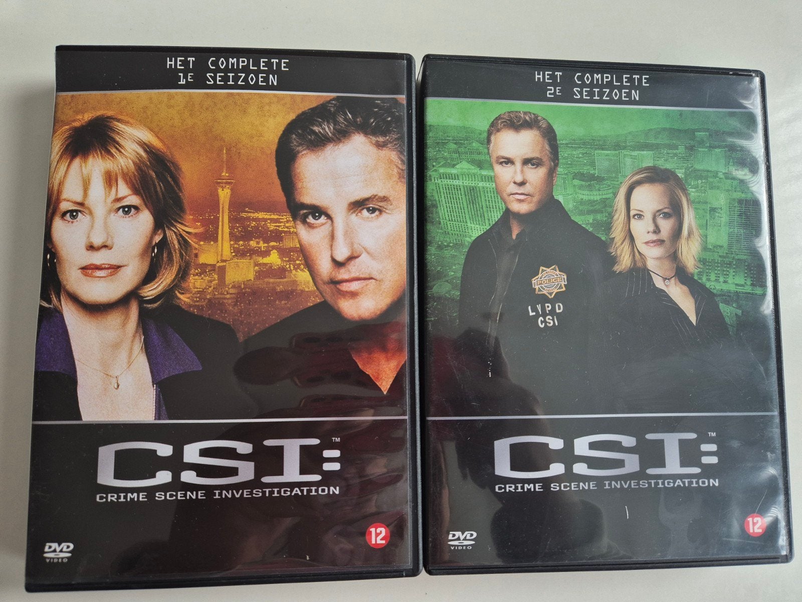 CSI seizoen 1 & 2 compleet., Engels, Misdaad, Nederlands, Seizoen 1