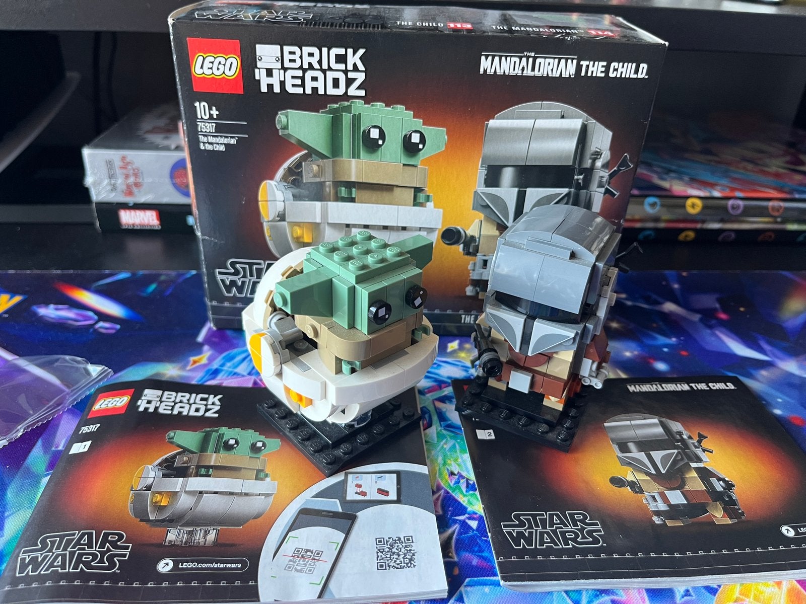 LEGO Brick Headz Star Wars Mando en Grogu, Ophalen, BrickHeadz, Lego, Zo goed als nieuw