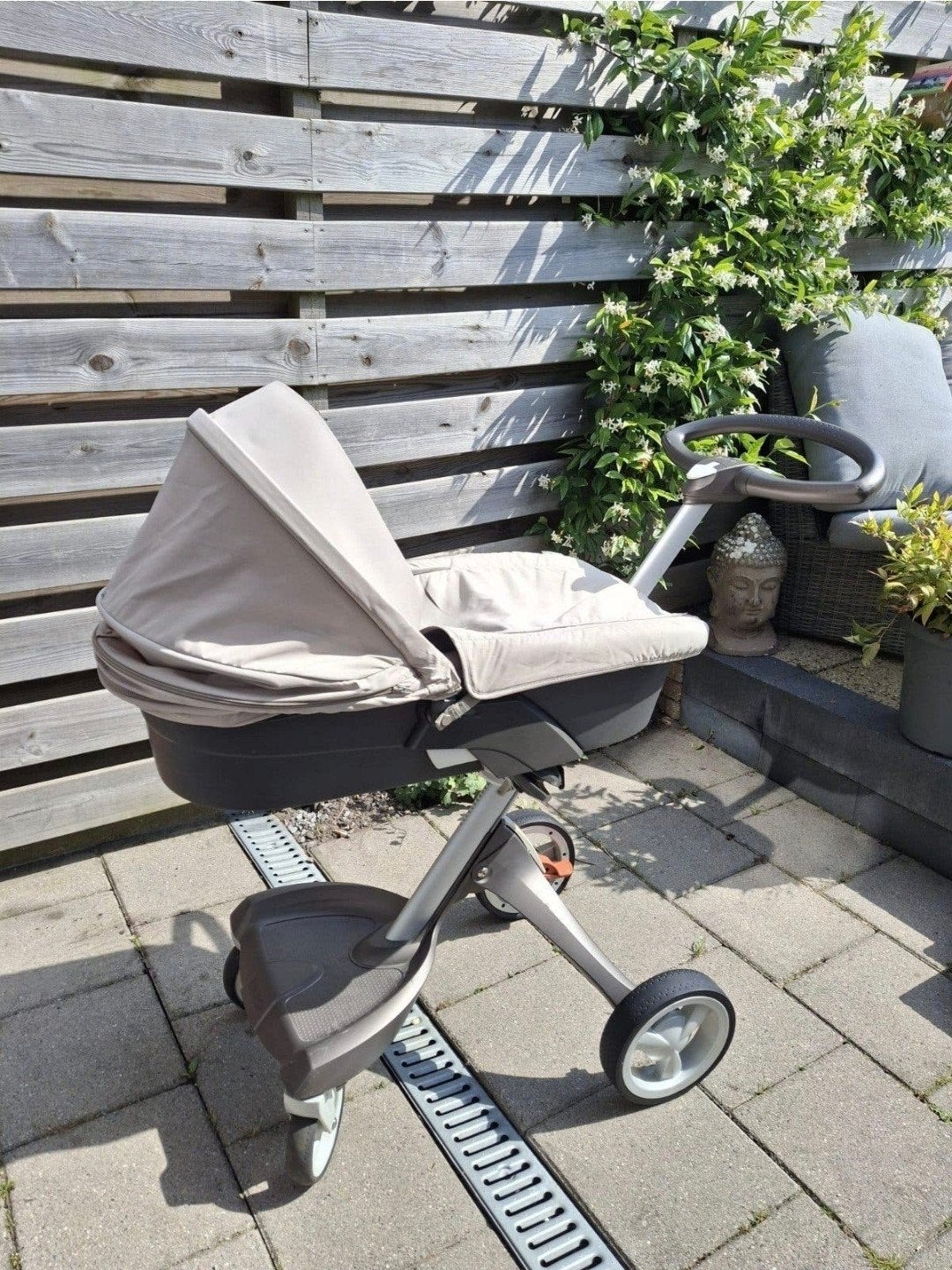 Stokke Kinderwagen - Complete set met reiswieg en zitje, Kinderen en Baby's, Ophalen, Gebruikt, Overige merken, Met reiswieg