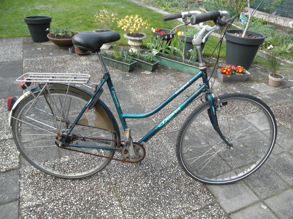 Damesfiets, 28 inch, framemaat 54, opknapper, Versnellingen, Ophalen, Overige merken, 53 tot 56 cm