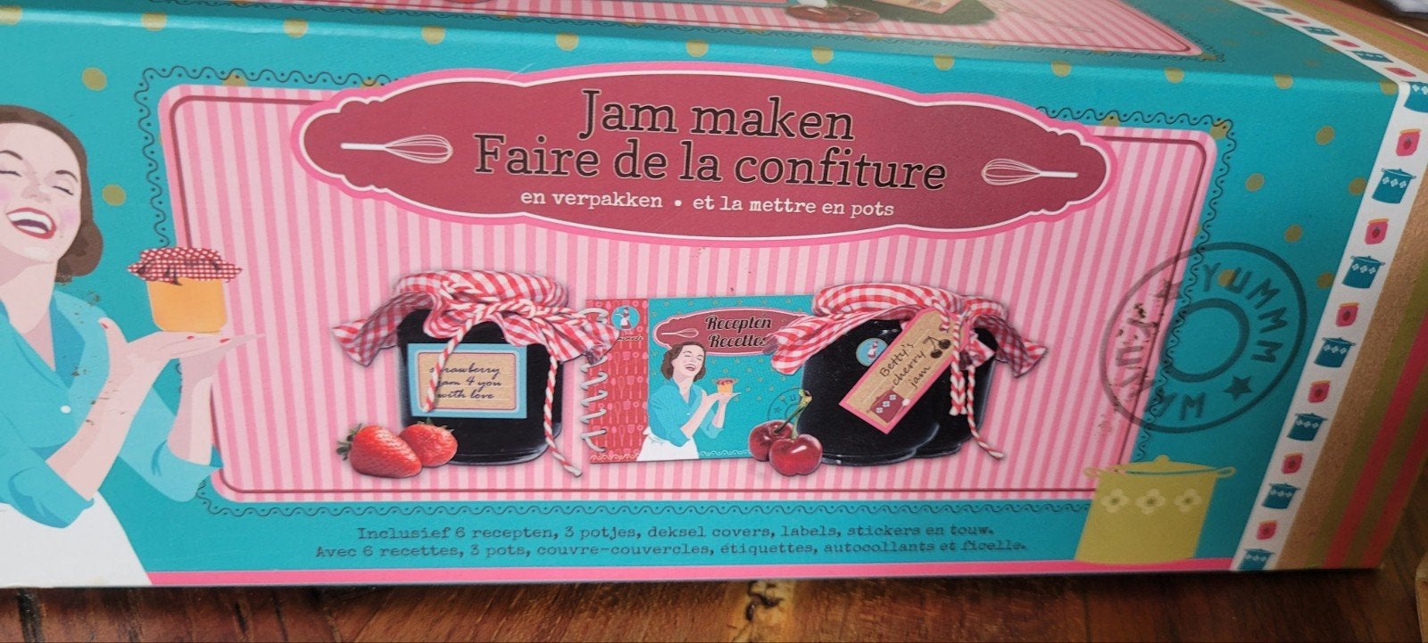 Jam maken en verpakken knutselset - Nieuw, Nieuw, Meerkleurig, Ophalen of Verzenden, Knutselset