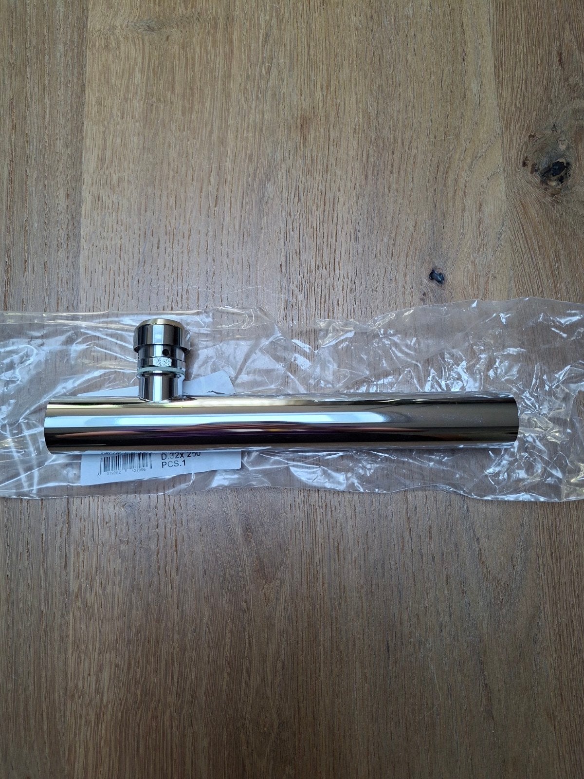 Nieuwe chromen afvoer beluchter D.32x250, Ophalen, Nieuw, Chroom, Wastafel