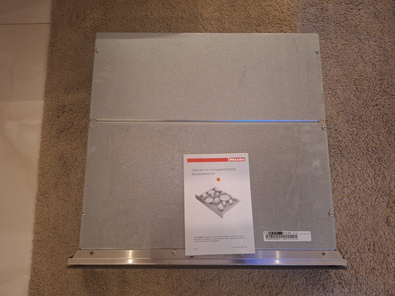 Miele inbouw warmhoudlade EGW 5000-1, Ophalen of Verzenden, Zo goed als nieuw