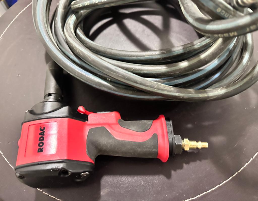 Rodac RC 2751 1/2" slagmoersleute] + pro slang - goede staat, Ophalen of Verzenden, Gebruikt