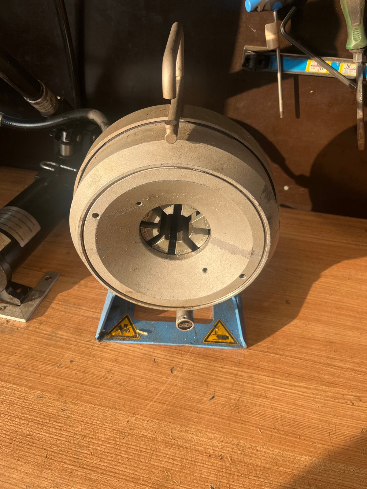 Uniflex hydraulische slangpers met handpomp, Ophalen, Gebruikt