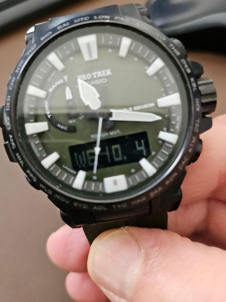 Pro Trek PRW 61-Y, Gebruikt, Verzenden, Polshorloge, Kunststof