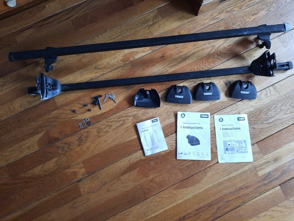Thule dakdragers Renault Megane II/Scenic II/Grand Scenic II, Auto diversen, Dakdragers, Ophalen, Gebruikt
