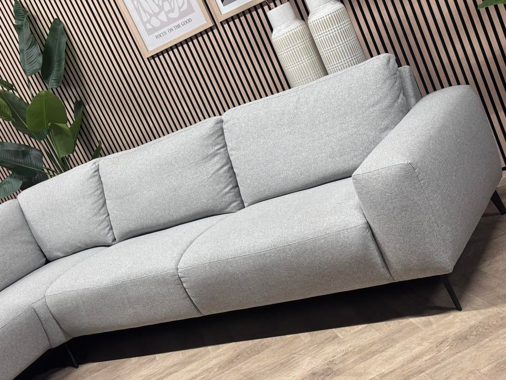 ZGAN Moderne Home Center Hoekbank - Grijs - 297 x 277, Huis en Inrichting, 250 tot 300 cm, -, -, Hoekbank
