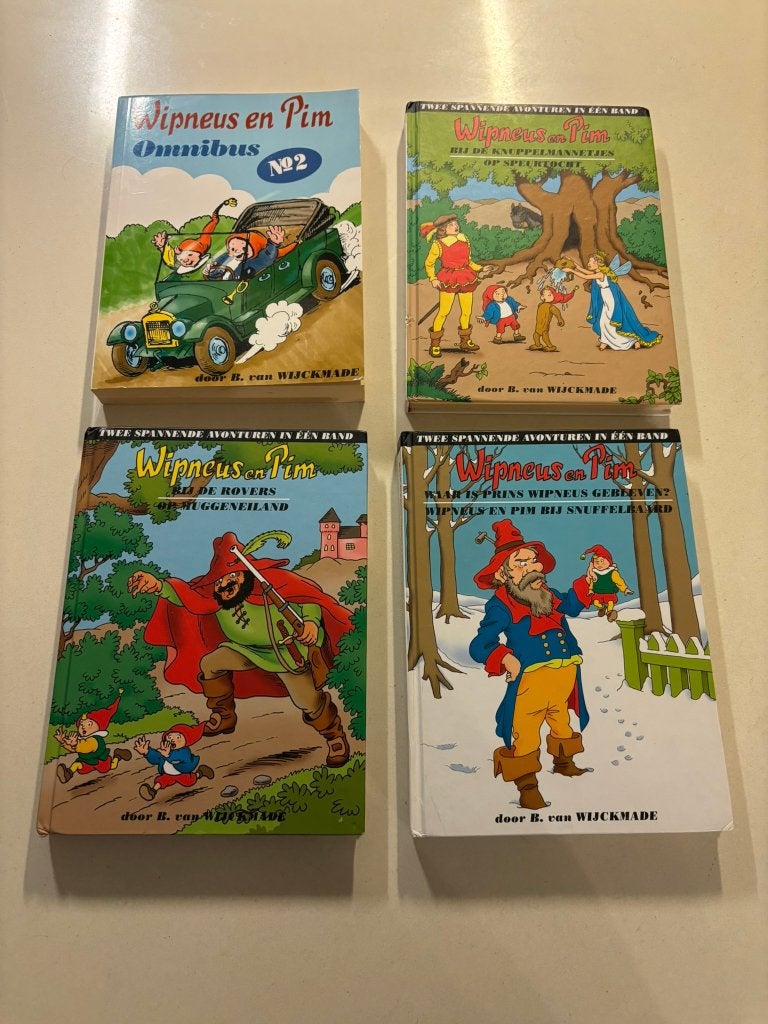 Wipneus en pim - 4 albums boeken met 9 verhalen set!, Ophalen of Verzenden, Zo goed als nieuw, B. van Wijckmade, Fictie algemeen
