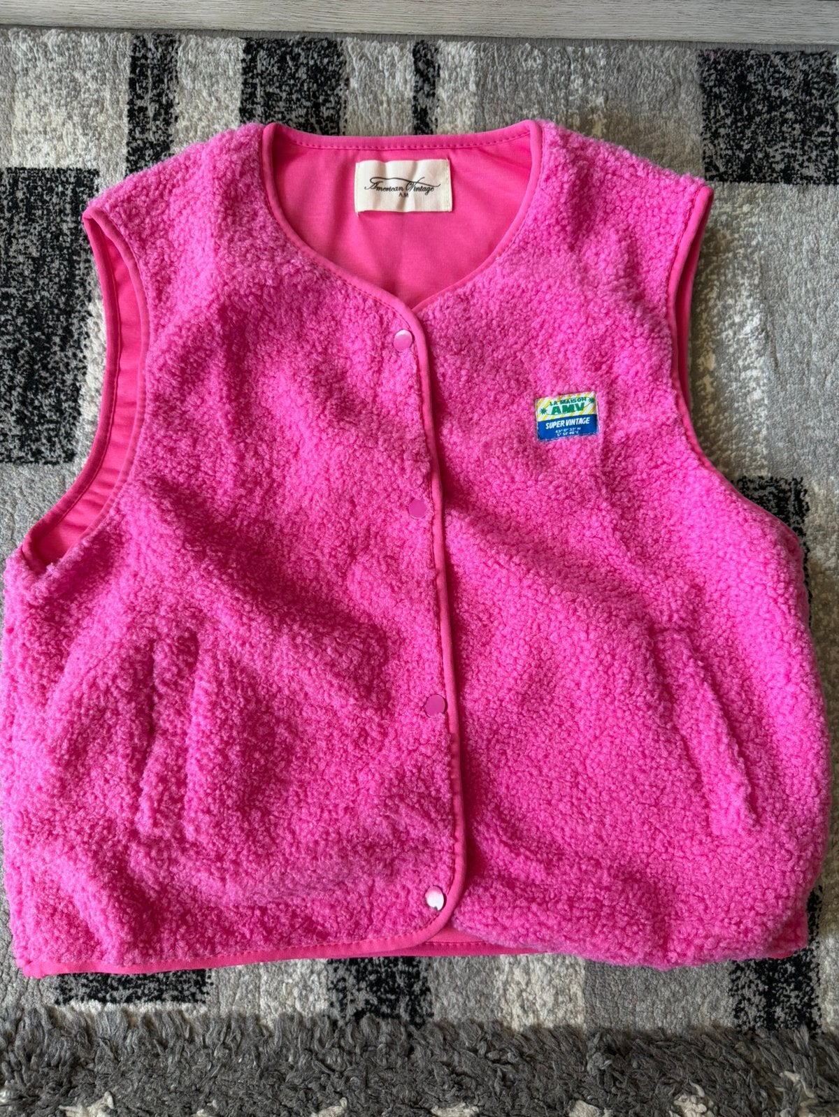 Knalroze teddy gilet / bodywarmer – Zachte faux fur top, Kleding | Dames, Ophalen of Verzenden, Nieuw, Maat 36 (S), Roze