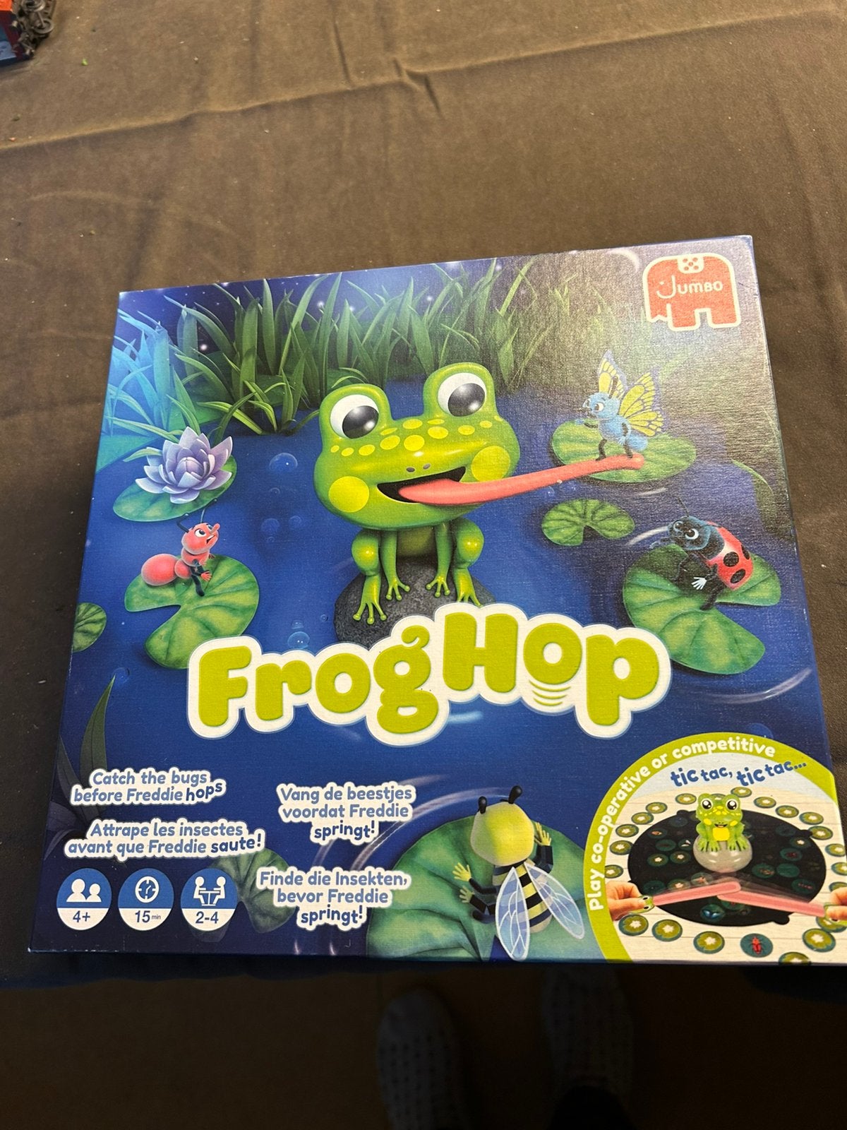 Spelletje Frog Hop, vanaf 4 jaar, Ophalen of Verzenden, Zo goed als nieuw, Jongen of Meisje
