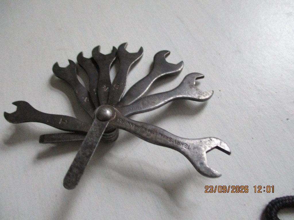 antiek spanners Terry`s kleine maat 5 cm lang compleet, Antiek en Kunst, Ophalen of Verzenden