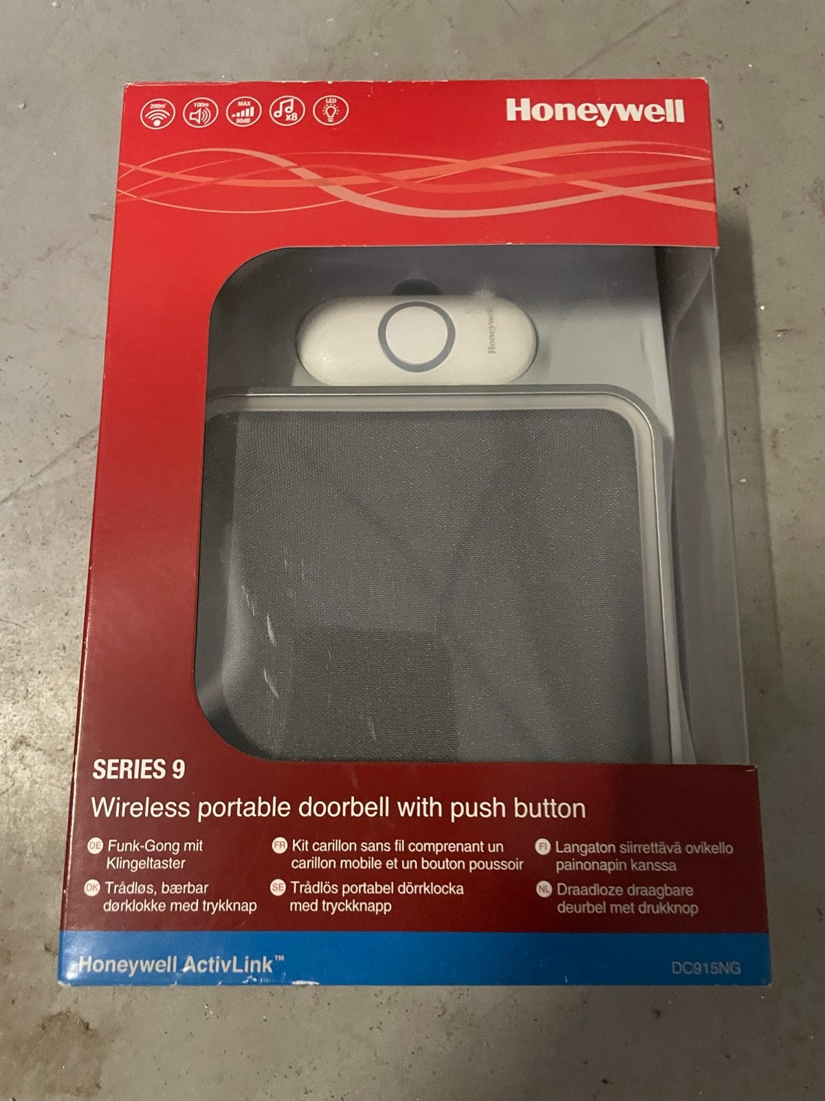 Honeywell ActivLink Draadloze Deurbel met Drukknop, Ophalen of Verzenden, Nieuw, Draadloos