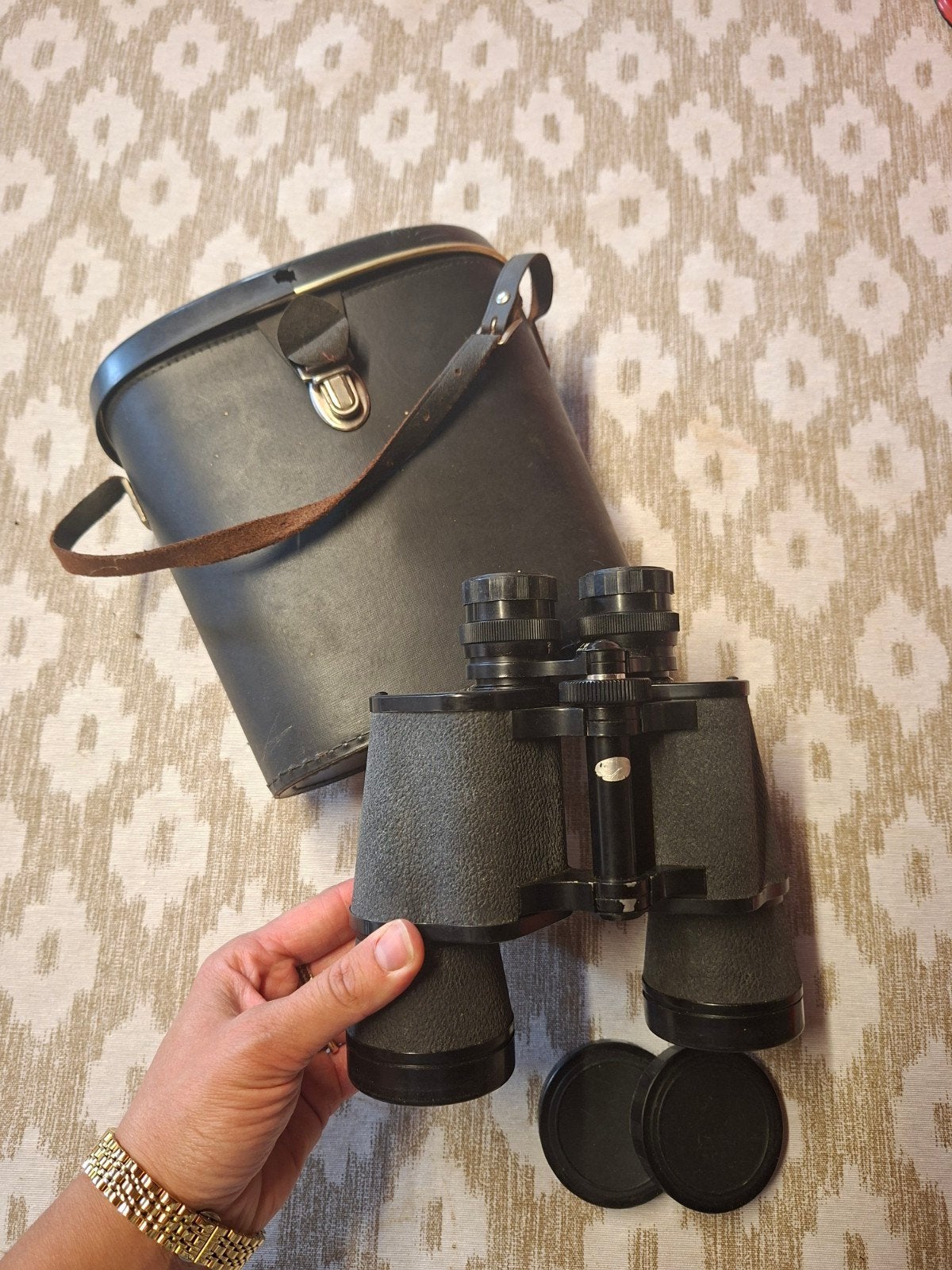 Vintage verrekijker - Ideaal voor natuurliefhebbers, Ophalen, Gebruikt, 8 tot 12x, Porro (met knik)