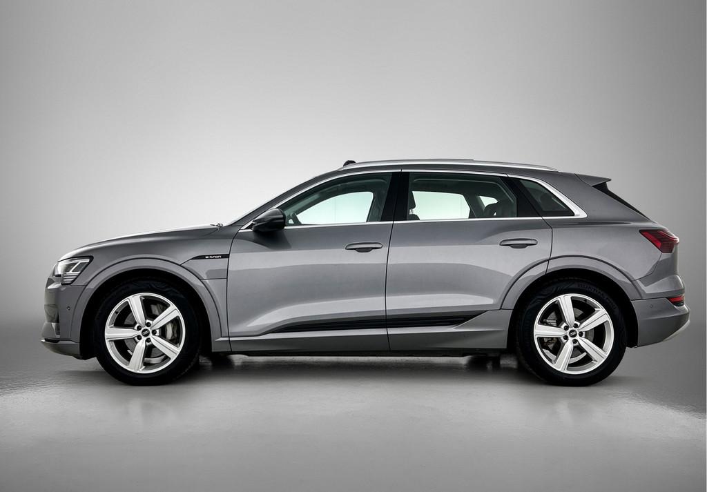 Audi e-tron 55 quattro Advanced edition 95 kWh | SOH 95,6% |, Auto's, Audi, Automaat, Stof, Zwart, 95 kWh