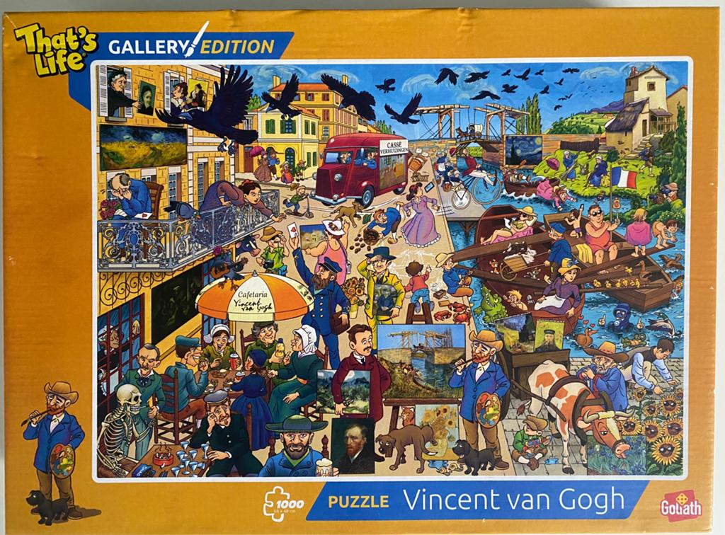Goliath Vincent v Gogh Comic Gallery 1000 st., Ophalen of Verzenden, 500 t/m 1500 stukjes, Zo goed als nieuw
