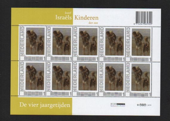 NVPH 2751 Postfris 2010 Jozef Israëls Kinderen der Zee, Ophalen of Verzenden, Na 1940, Postfris