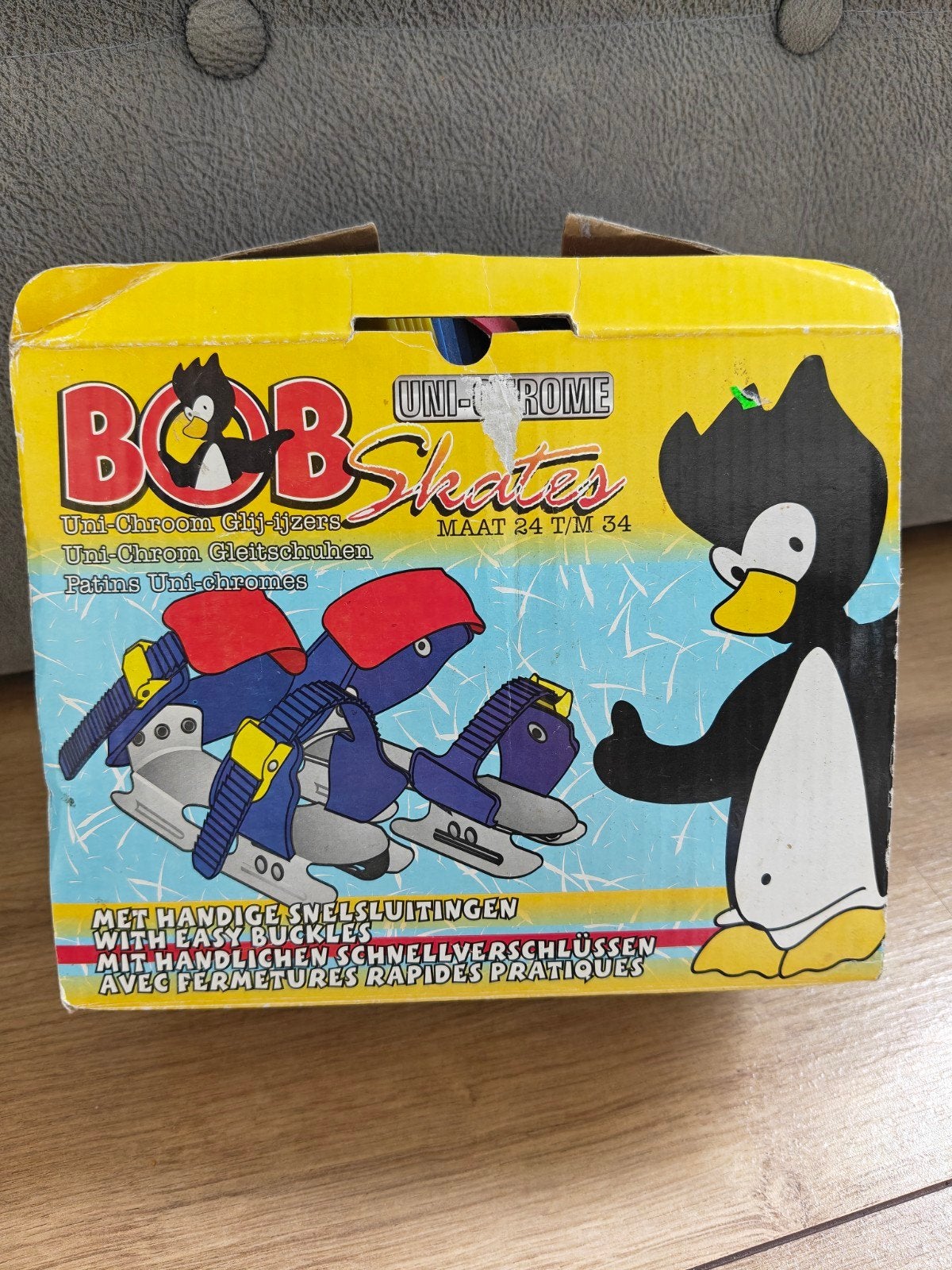 Bob Uni-Chrome Schaatsen / Glij ijzers - Maat 24 t/m 34, Overige merken, Gebruikt, Overige typen, Ophalen of Verzenden